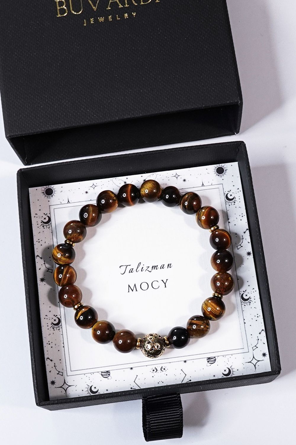 bransoletka męska z tygrysim okiem talizman mocy