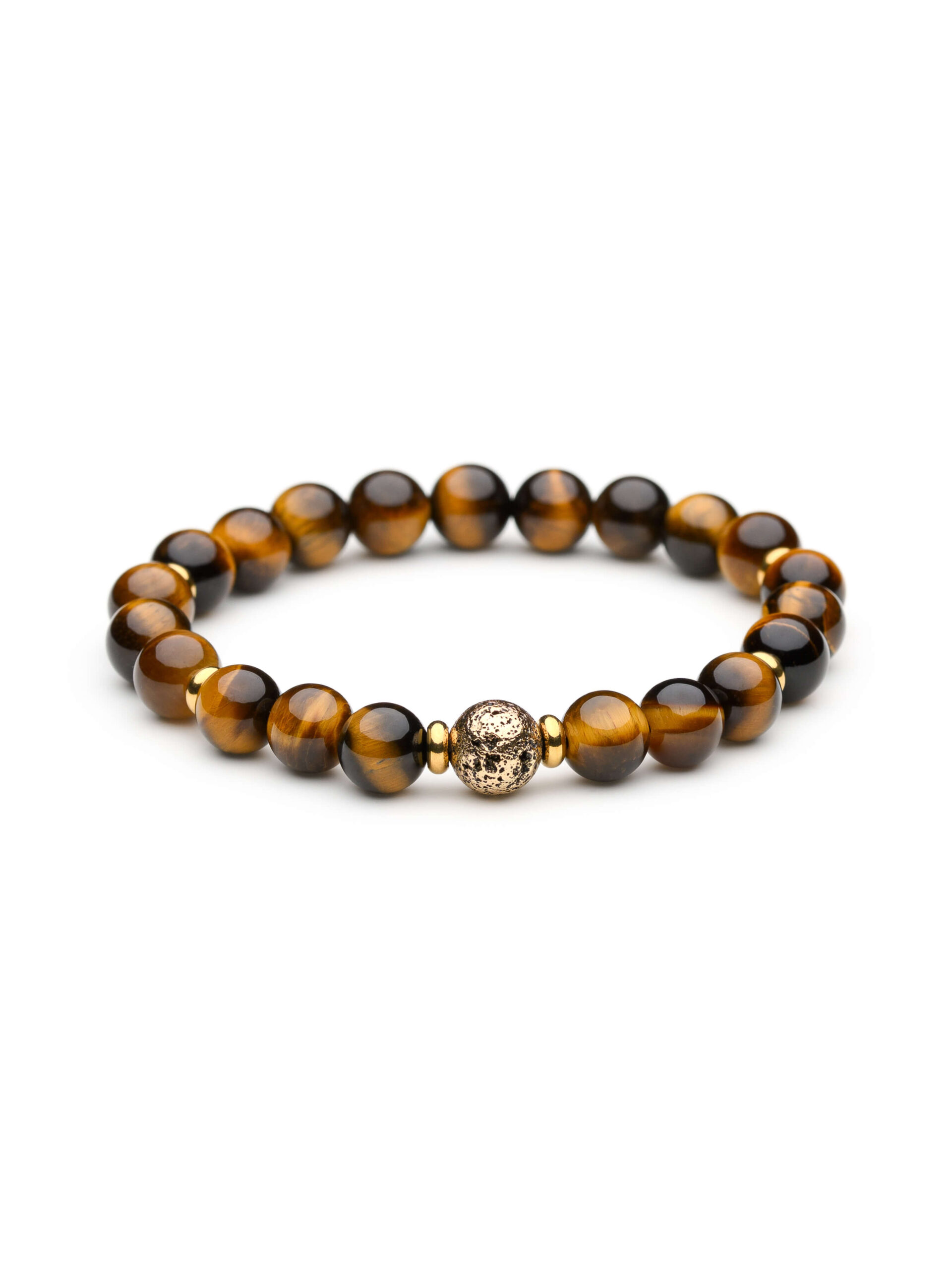 Bransoletka męska z tygrysim okiem