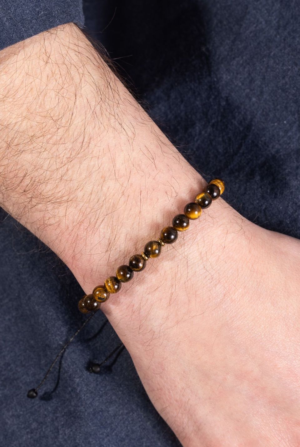 męska bransoletka z tygrysiego oka