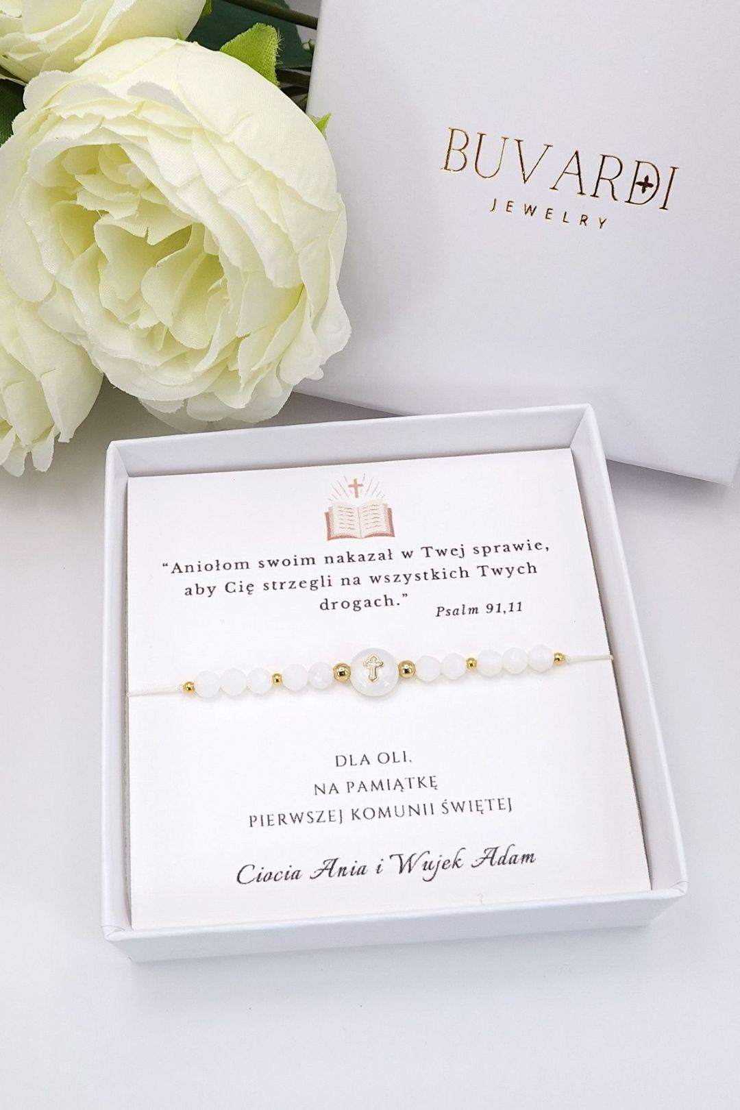 Bransoletka dla dziewczynki na Komunię Świętą - obrazek 2