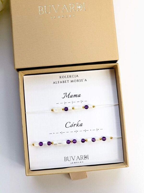 bransoletki z ametystem