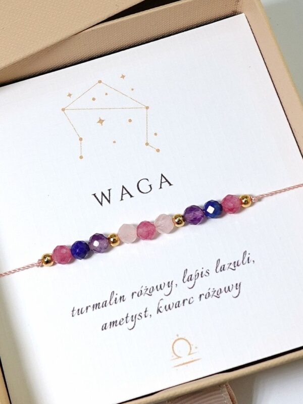 Bransoletka zodiakalna dla Wagi.