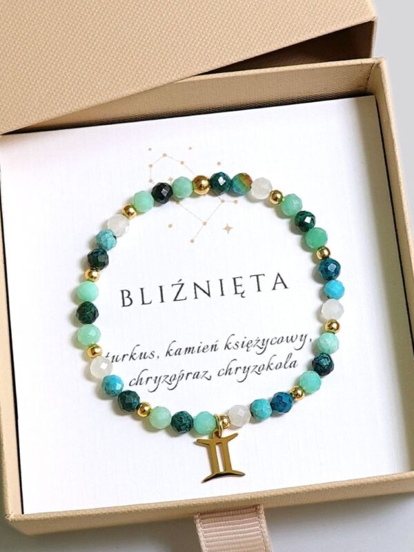 bransoletka znak zodiaku bliźnięta