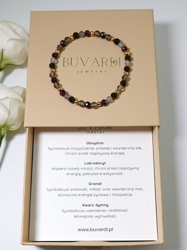 bransoletka zodiakalna dla Koziorożca w pudełku