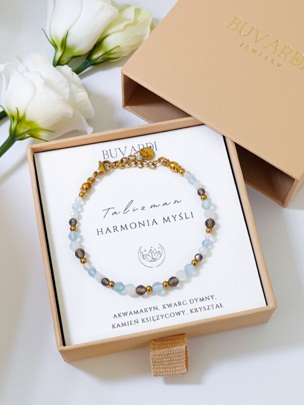 Bransoletka z kamieni naturalnych