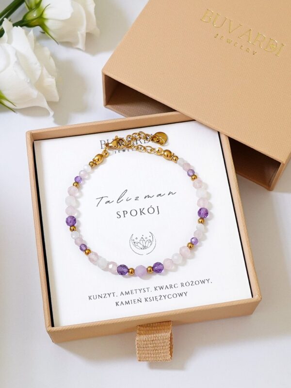 Bransoletka z kamieni naturalnych